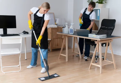 Nettoyage de bureau professionnel à Marigny-le-Cahouët